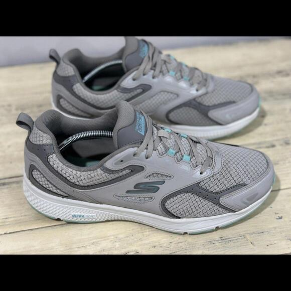 Skechers Go Run Consistent Gray Mesh Sneakers Womans Size 11 - Picture 3 of 8